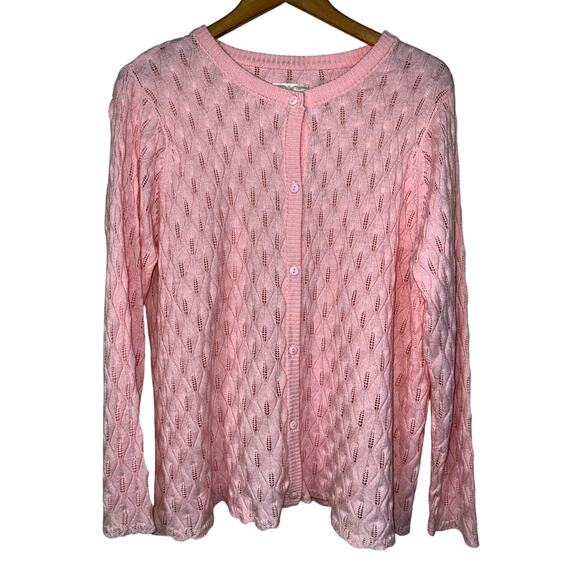 Blair Cardigan Sweater Women X-Large Grannycore Grandma Crochet Knit Cottagecore - Picture 1 of 8